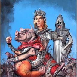 The Lizard Queen, Early Stable Diffusion · FFF\ESD\QL\007