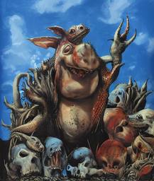 The Lizard Queen, Early Stable Diffusion · FFF\ESD\QL\022