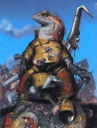 The Lizard Queen, Early Stable Diffusion · FFF\ESD\QL\031