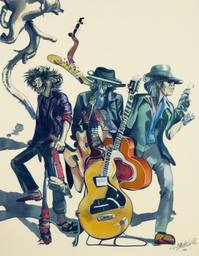 The Rolling Stones, Early Stable Diffusion · FFF\ESD\RS\001