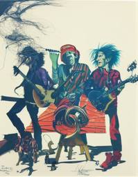 The Rolling Stones, Early Stable Diffusion · FFF\ESD\RS\002