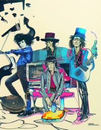 The Rolling Stones, Early Stable Diffusion · FFF\ESD\RS\003