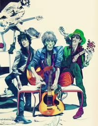 The Rolling Stones, Early Stable Diffusion · FFF\ESD\RS\010