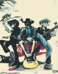 The Rolling Stones, Early Stable Diffusion · FFF\ESD\RS\011