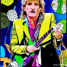 Rod Stewart, Early Stable Diffusion · FFF\ESD\RST\005