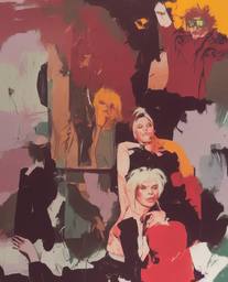 Studio 54 Variations, Early Stable Diffusion · FFF\ESD\S54\009
