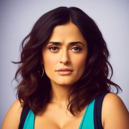 Salma Hayek, Early Stable Diffusion · FFF\ESD\SH\001