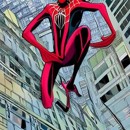 Spiderverse, Early Stable Diffusion · FFF\ESD\SPV\002