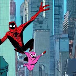 Spiderverse, Early Stable Diffusion · FFF\ESD\SPV\003