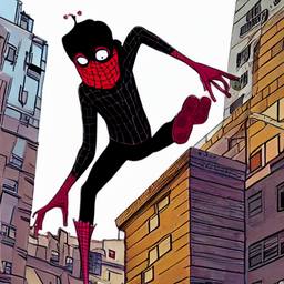 Spiderverse, Early Stable Diffusion · FFF\ESD\SPV\005
