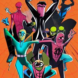 Spiderverse, Early Stable Diffusion · FFF\ESD\SPV\006