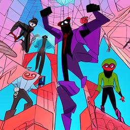 Spiderverse, Early Stable Diffusion · FFF\ESD\SPV\007