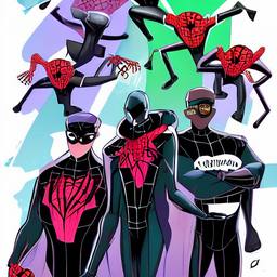 Spiderverse, Early Stable Diffusion · FFF\ESD\SPV\008