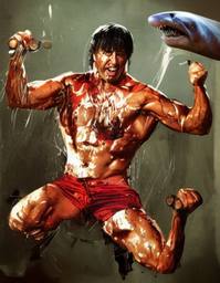 Sylvester Stallone, Early Stable Diffusion · FFF\ESD\SS\026