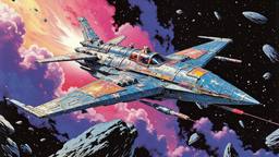 Chrystal Space station floats amoungst the asteroid field, Paradigm 13 · FFF\RB\P13\008\015