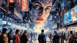 Image of a cyborg face, Paradigm 13 · FFF\RB\P13\015\003
