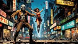 A cyborg Yakuza hits a young beautiful girl she is…, Paradigm 13 · FFF\RB\P13\016\001