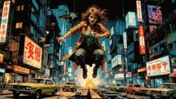 A cyborg Yakuza hits a young beautiful girl she is…, Paradigm 13 · FFF\RB\P13\017\001