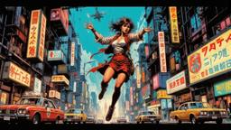 A cyborg Yakuza hits a young beautiful girl she is…, Paradigm 13 · FFF\RB\P13\017\002