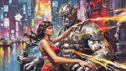 A cyborg Yakuza with tattoos, Paradigm 13 · FFF\RB\P13\018\005