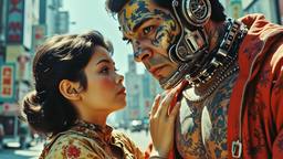 A cyborg Yakuza with tattoos, Paradigm 13 · FFF\RB\P13\018\012