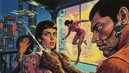 A cyborg Yakuza with tattoos, Paradigm 13 · FFF\RB\P13\018\014