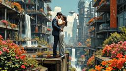Amazing futuristic utopian city, Paradigm 13 · FFF\RB\P13\049\003