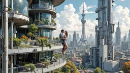 Amazing futuristic utopian city, Paradigm 13 · FFF\RB\P13\050\001