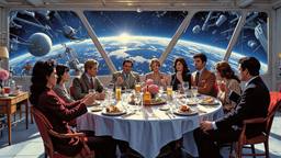Party in orbit on the most luxurious star cruiser, Paradigm 13 · FFF\RB\P13\053\002