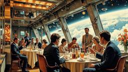 Party in orbit on the most luxurious star cruiser