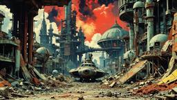 Crash site of a downed star cruiser, Paradigm 13 · FFF\RB\P13\064\001