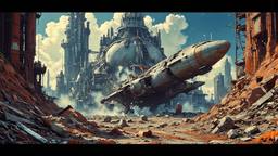 Crash site of a downed star cruiser, Paradigm 13 · FFF\RB\P13\064\002