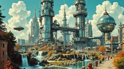 Amazing futuristic utopian city, Paradigm 13 · FFF\RB\P13\065\001