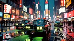 Dark sinister cyborg time cops race through the 1980's manhateen…, Paradigm 13 · FFF\RB\P13\076\001