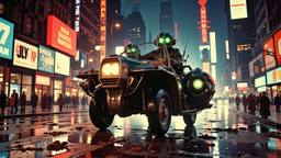 Dark sinister cyborg time cops race through the 1980's manhateen…, Paradigm 13 · FFF\RB\P13\076\002