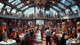 Party in orbit on the most luxurious star cruiser, Paradigm 13 · FFF\RB\P13\085\002