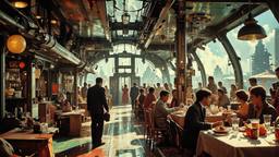 Party in orbit on the most luxurious star cruiser, Paradigm 13 · FFF\RB\P13\085\003