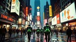 Dark sinister cyborgs