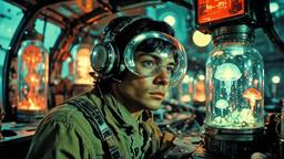 Cute scifihero man in futurisc costume, Paradigm 13 · FFF\RB\P13\090\001
