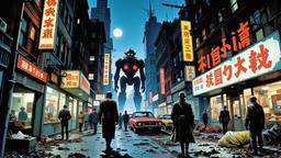 Dark sinister cyborgs