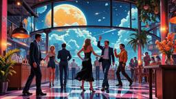 Disco dancing Party in orbit on the most luxurious star…, Paradigm 13 · FFF\RB\P13\098\011