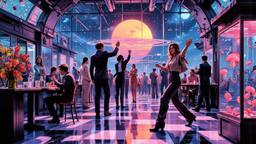 Disco dancing Party in orbit on the most luxurious star…, Paradigm 13 · FFF\RB\P13\098\020