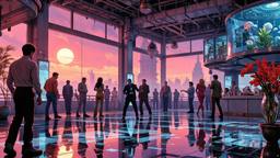 Disco dancing Party in orbit on the most luxurious star…, Paradigm 13 · FFF\RB\P13\098\022