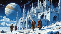 Distopian old Ice queen wrapped in furs, Paradigm 13 · FFF\RB\P13\101\002