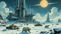Slave labour toils in the snow storm, Paradigm 13 · FFF\RB\P13\102\001