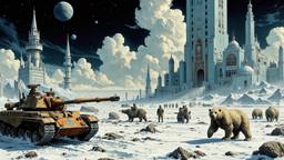 Slave labour toils in the snow storm, Paradigm 13 · FFF\RB\P13\102\003
