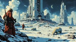 Slave labour toils in the snow storm, Paradigm 13 · FFF\RB\P13\102\004