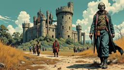Ancient enlish castle covered by mutant orgaic technolgy, Paradigm 13 · FFF\RB\P13\104\001