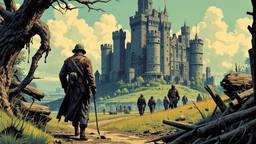 Ancient enlish castle covered by mutant orgaic technolgy, Paradigm 13 · FFF\RB\P13\104\002