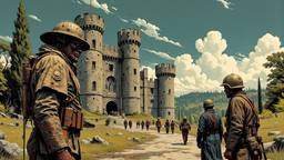 Ancient enlish castle covered by mutant orgaic technolgy, Paradigm 13 · FFF\RB\P13\104\005